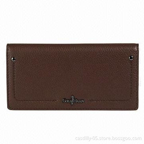 Wallets, Made of Leather, Top Zip Closure
